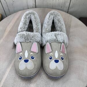 Skechers Womens Bobs Too Cozy Dog Slippers Size 8.5 Casual Frenchie Shoes New